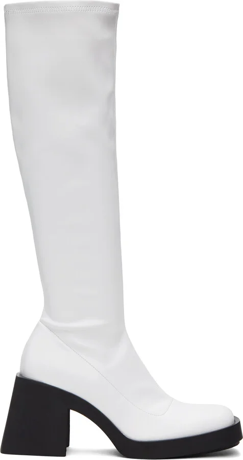 Justine Clenquet White Chloë Boots