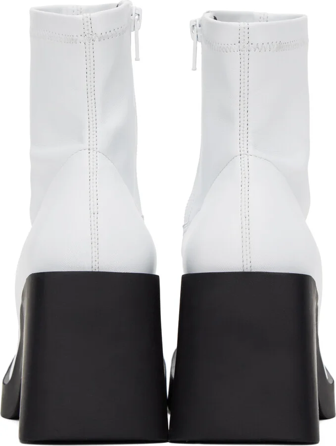 Justine Clenquet White Lucy Boots - Image 2
