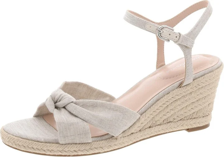 Justyne7 Womens Slip On Buckle Espadrilles