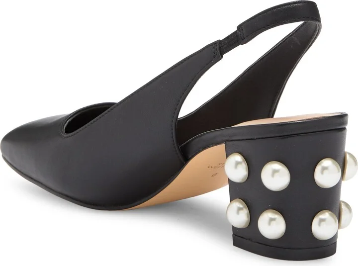 Jute 60 Block Heel Slingback Pump - Image 2