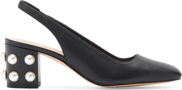 Jute 60 Block Heel Slingback Pump - Image 4