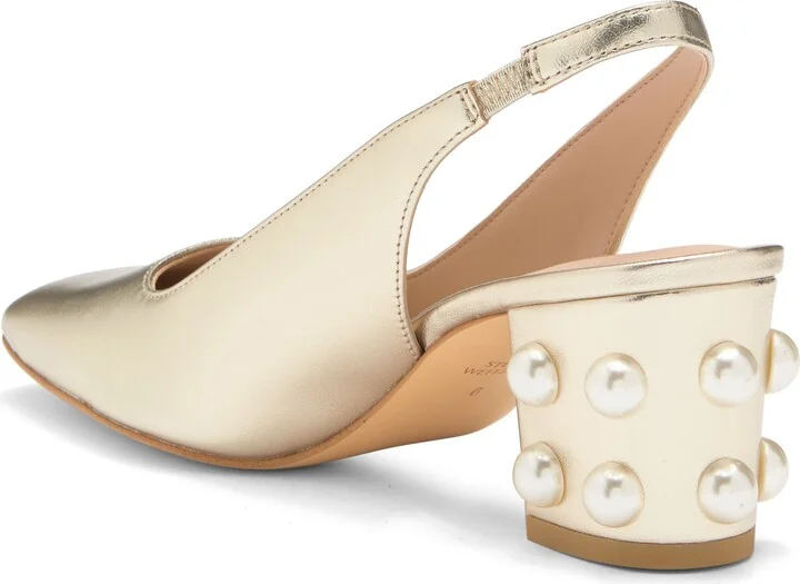 Jute 60 Block Heel Slingback Pump - Image 8