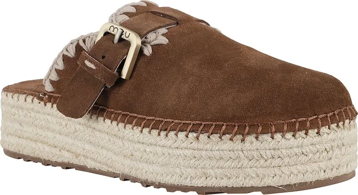 Jute Clog Plain Suede - Image 2