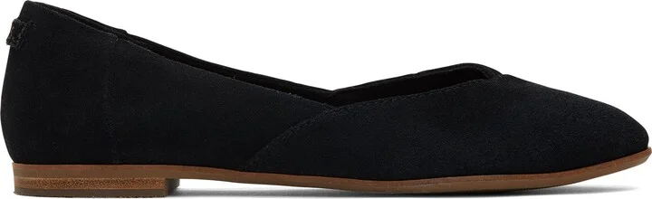 Jutti Neat Black Suede Flat