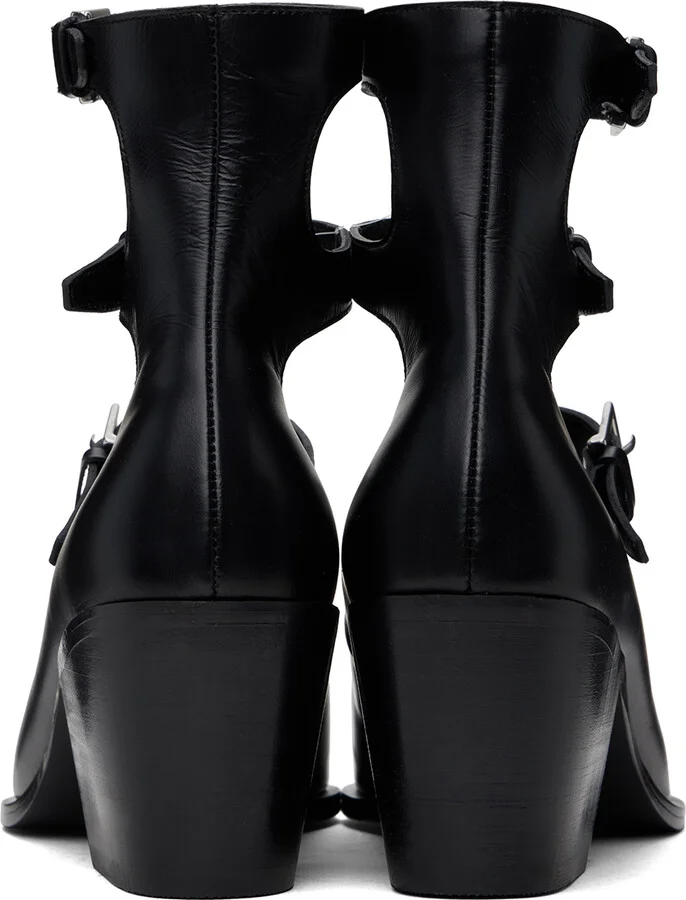 Juun.J Black Mary Jane Heels - Image 2
