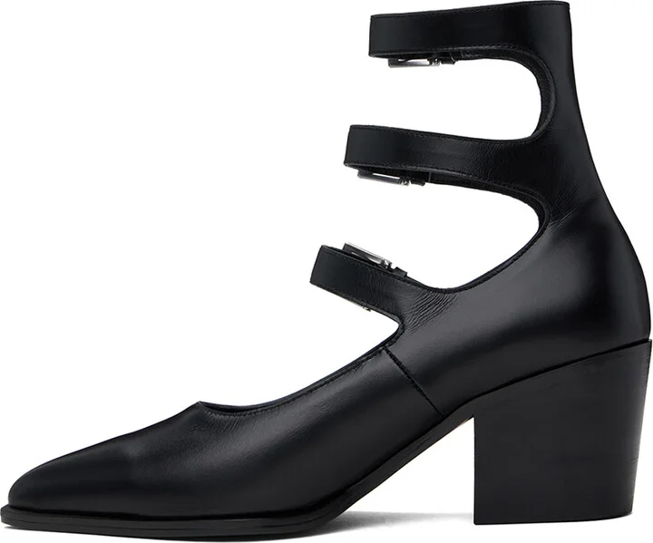 Juun.J Black Mary Jane Heels - Image 3
