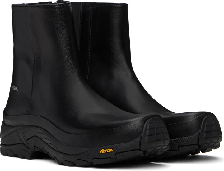 Juun.J Black Vibram Ankle Boots - Image 4
