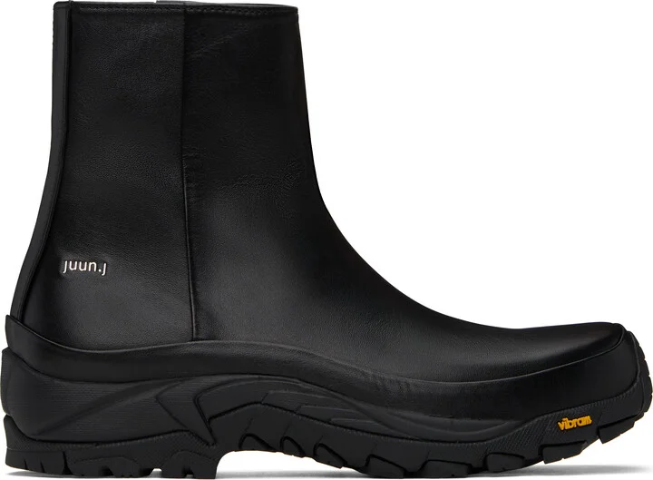 Juun.J Black Vibram Ankle Boots