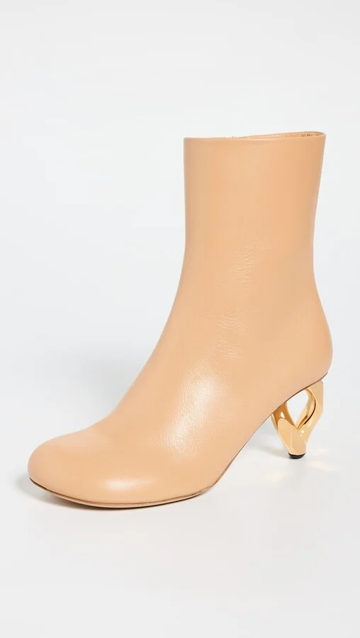 JW Anderson Ankle Boot Chain Heels - Image 2