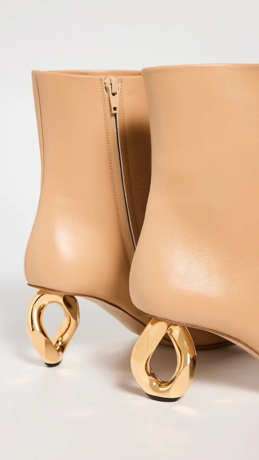 JW Anderson Ankle Boot Chain Heels - Image 3