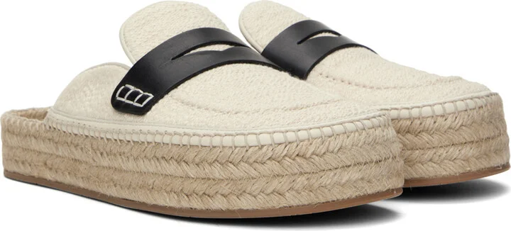 JW Anderson Beige Platform Espadrilles - Image 4