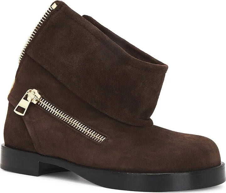JW Anderson Biker Boot in Chocolate - Image 2