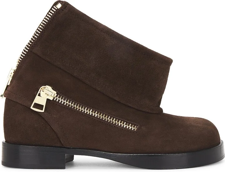 JW Anderson Biker Boot in Chocolate
