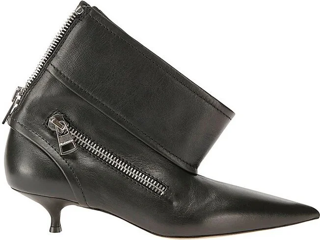 JW Anderson Biker Kitten Heel Ankle Boots