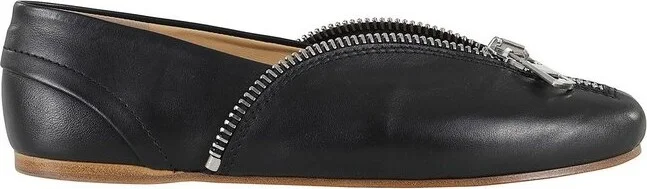JW Anderson Biker Zip Detailed Ballerinas