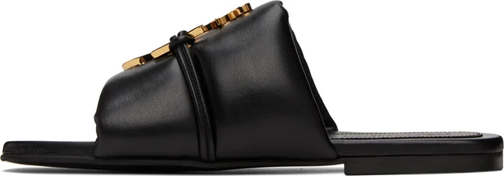 JW Anderson Black Anchor Slides - Image 3