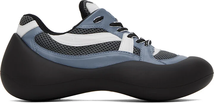 JW Anderson Black & Blue Bumper Hike Sneakers