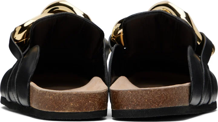 JW Anderson Black Chain Loafers - Image 2