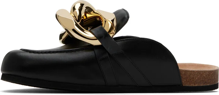 JW Anderson Black Chain Loafers - Image 3