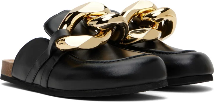 JW Anderson Black Chain Loafers - Image 4