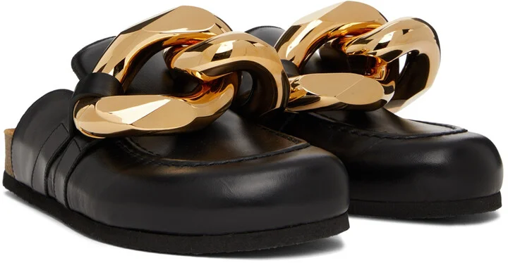 JW Anderson Black Chain Loafers - Image 4