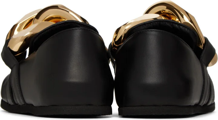 JW Anderson Black Chain Loafers - Image 2