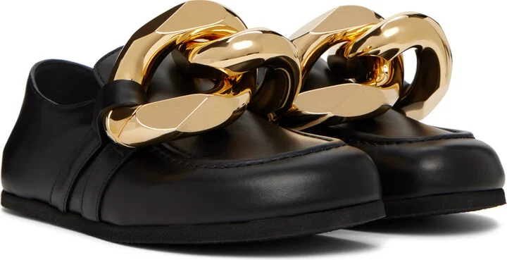 JW Anderson Black Chain Loafers - Image 4