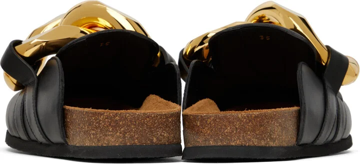 JW Anderson Black Chain Loafers - Image 2