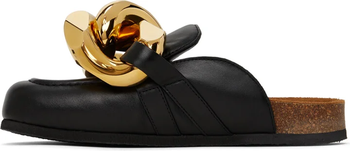 JW Anderson Black Chain Loafers - Image 3