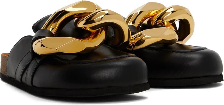 JW Anderson Black Chain Loafers - Image 4