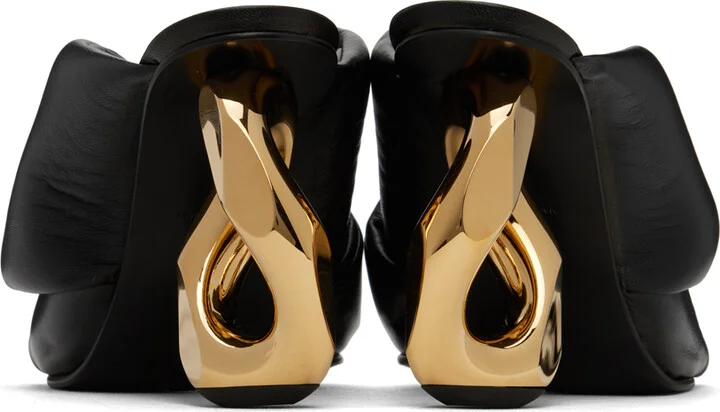 JW Anderson Black Chain Mules - Image 2