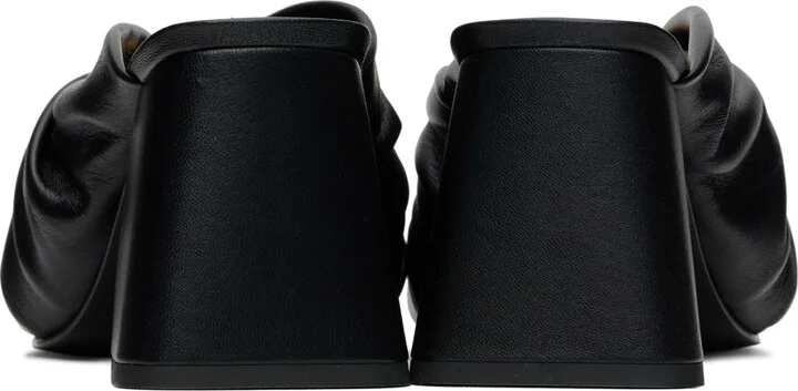 JW Anderson Black Chain Twist Mules - Image 2
