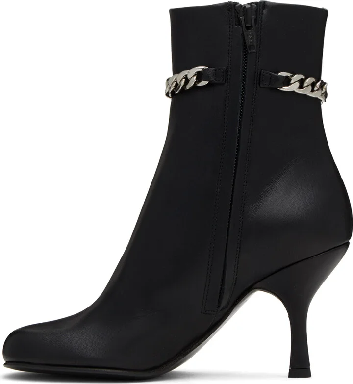 JW Anderson Black Charm Boots - Image 3