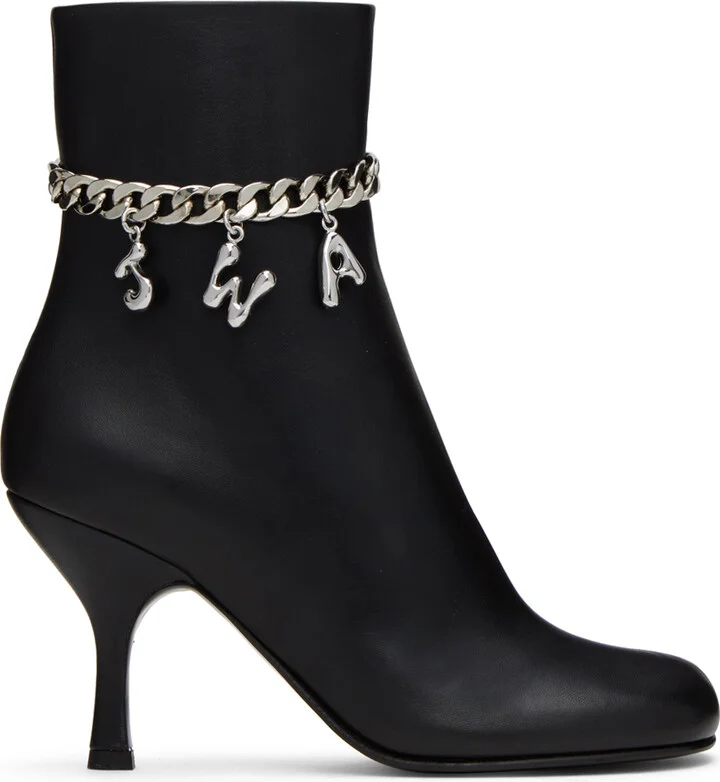 JW Anderson Black Charm Boots