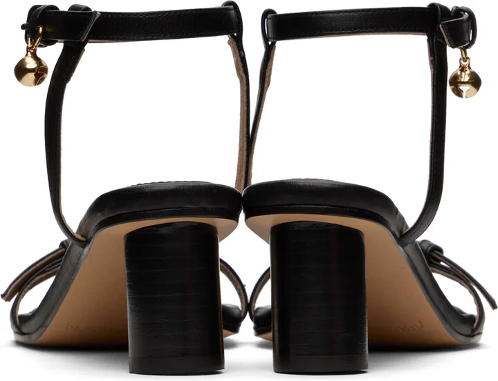JW Anderson Black Kitten Paw Heeled Sandals - Image 2