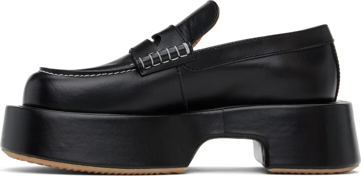 JW Anderson Black Platform Loafers - Image 3