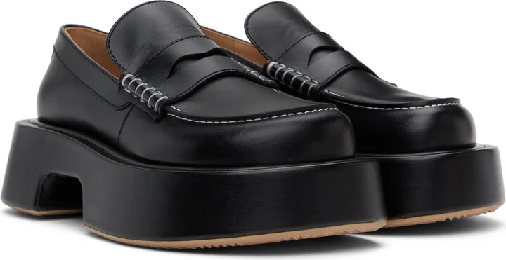 JW Anderson Black Platform Loafers - Image 4