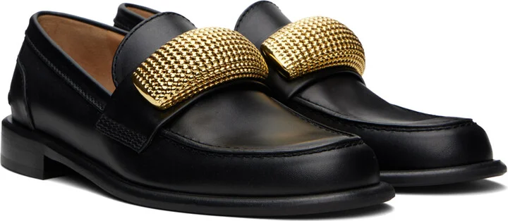 JW Anderson Black Popcorn Loafers - Image 4