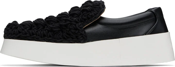 JW Anderson Black Popcorn Sneakers - Image 3