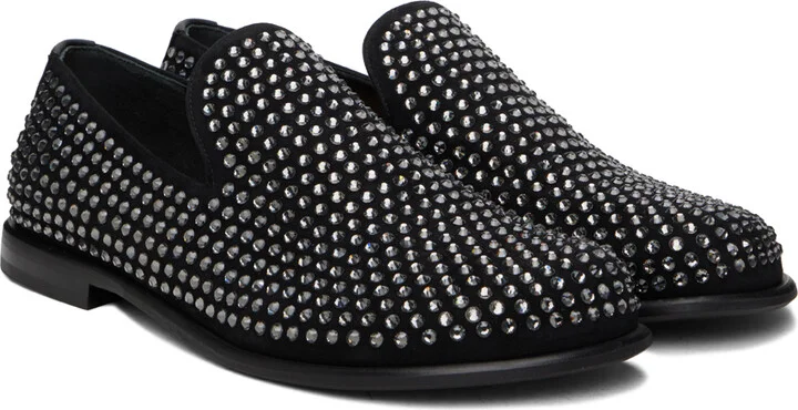 JW Anderson Black Suede Loafers - Image 4