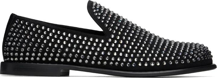 JW Anderson Black Suede Loafers