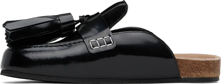 JW Anderson Black Tassel Mules - Image 3