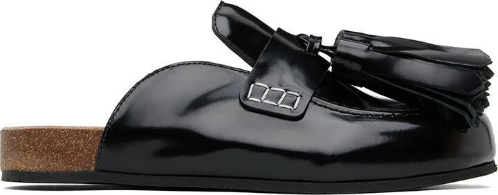 JW Anderson Black Tassel Mules