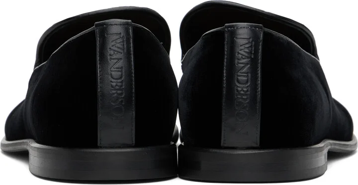 JW Anderson Black Velvet Loafers - Image 2
