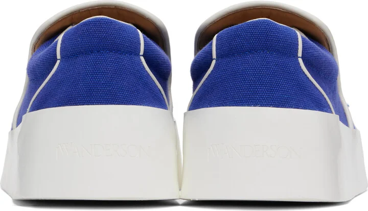 JW Anderson Blue Piping Sneakers - Image 2