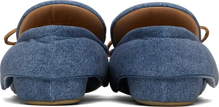JW Anderson Blue Printed Loafers - Image 2