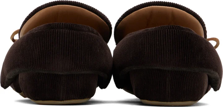 JW Anderson Brown Corduroy Loafers - Image 2