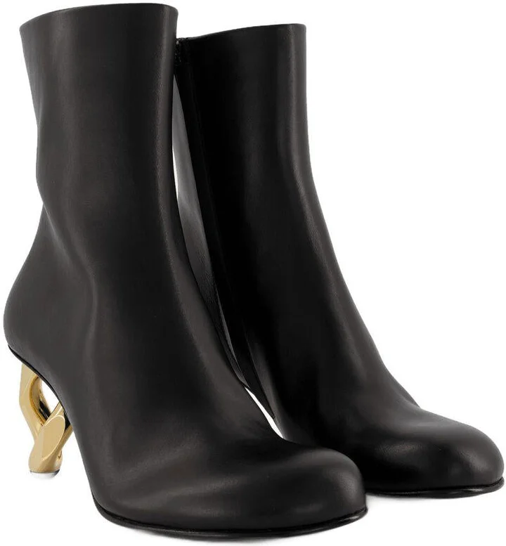 JW Anderson Chain Ankle Boots - Image 2