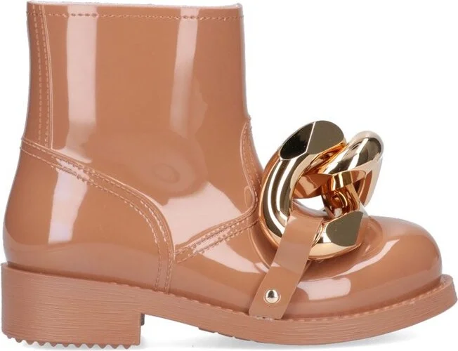 JW Anderson Chain-Embellished Pull-On Ankle Boots