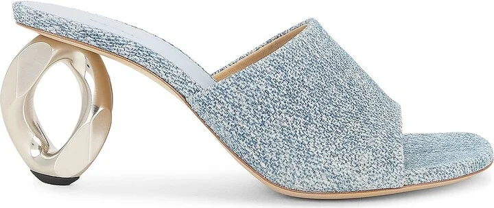 JW Anderson Chain Heel Mule in Blue